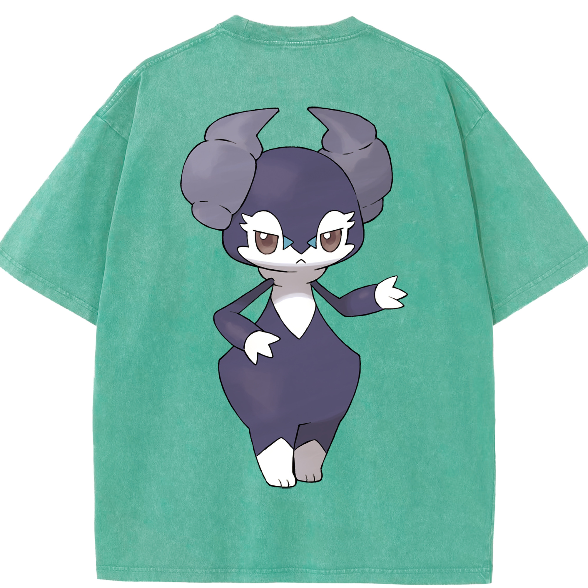 （画像用） ポケットモンスター Pokémon 綿100% ヴィンテージ風 半袖Tシャツ（背面プリント）